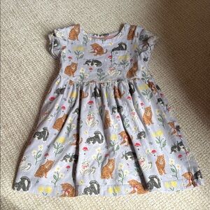Mini Boden Cat and Mushroom dress